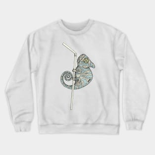 Newspaper chameleon Crewneck Sweatshirt